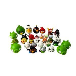 Angry Birds Star Wars Mini Bubble Head Figure Lot – 34 Figurines